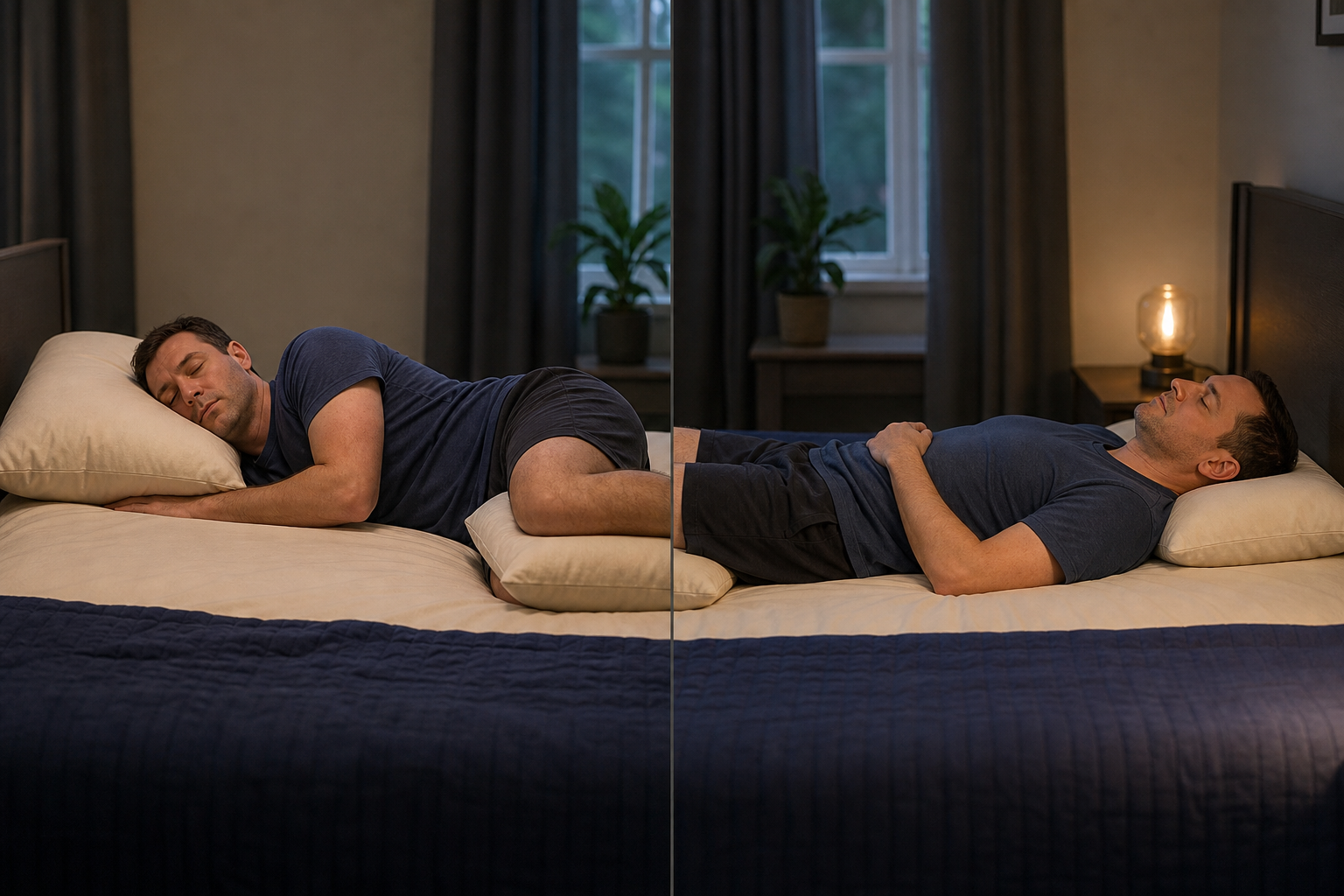 Side Sleeping vs Back Sleeping: How Your Setup Changes