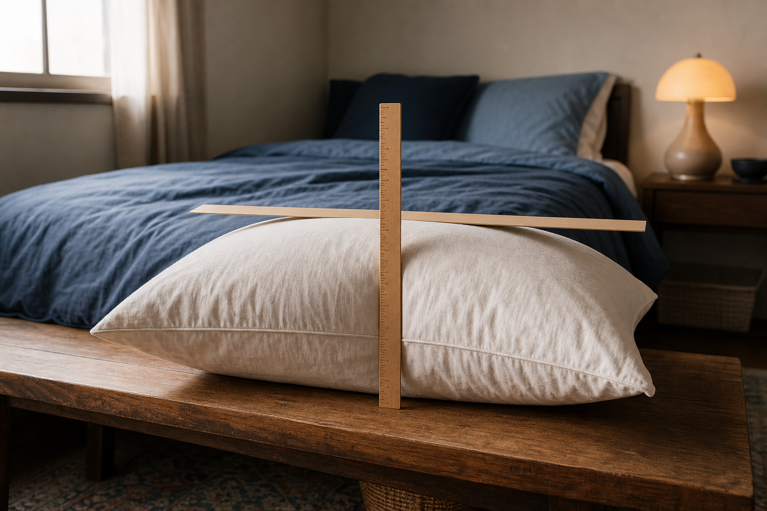 How to Measure Pillow Loft at Home