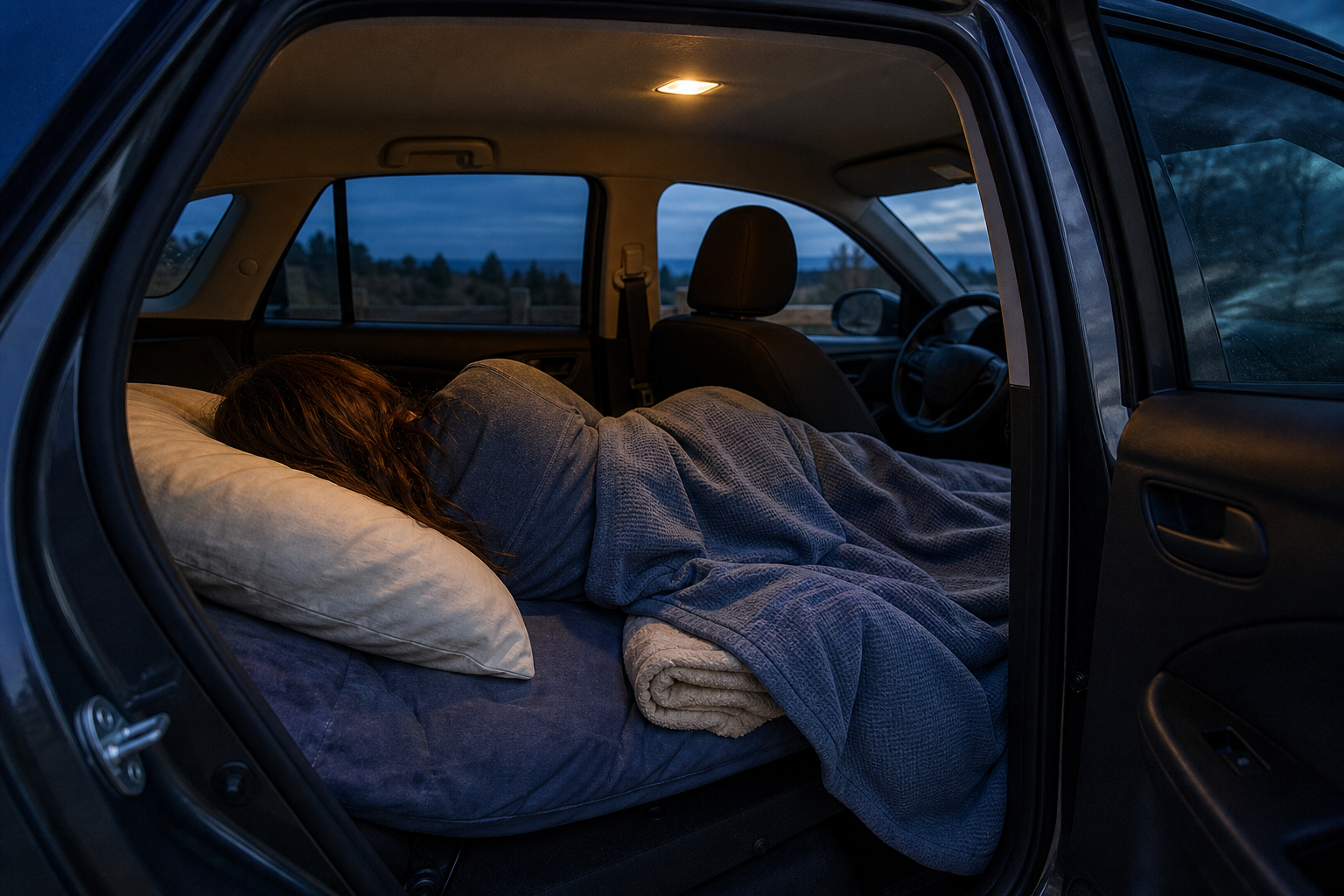 How to Sleep Comfortably in a Car