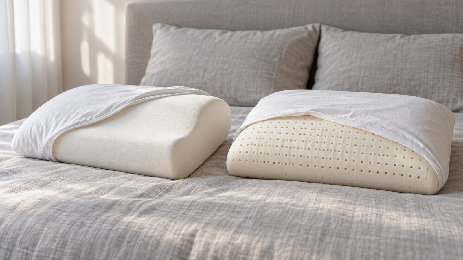 Memory Foam vs Latex Pillow: Compare the Feel Before You Buy